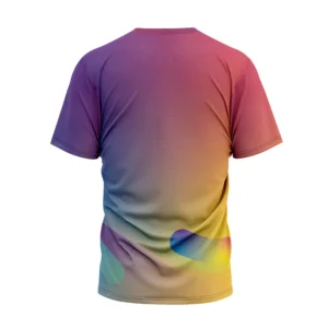 Camiseta de maratón personalizada vista espalda sublimada