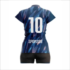 Camiseta de voleibol personalizada con número y nombre sublimado